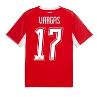 Koszulka piłkarska Szwajcaria Ruben Vargas #17 Strój Domowy MŚ 2026 tanio Krótki Rękaw